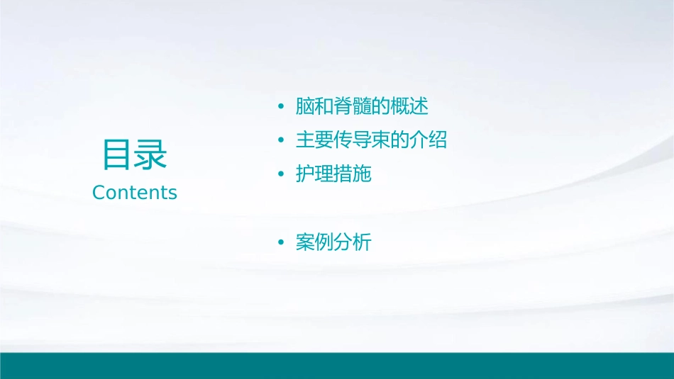 脑和脊髓的主要传导束护理课件_第2页