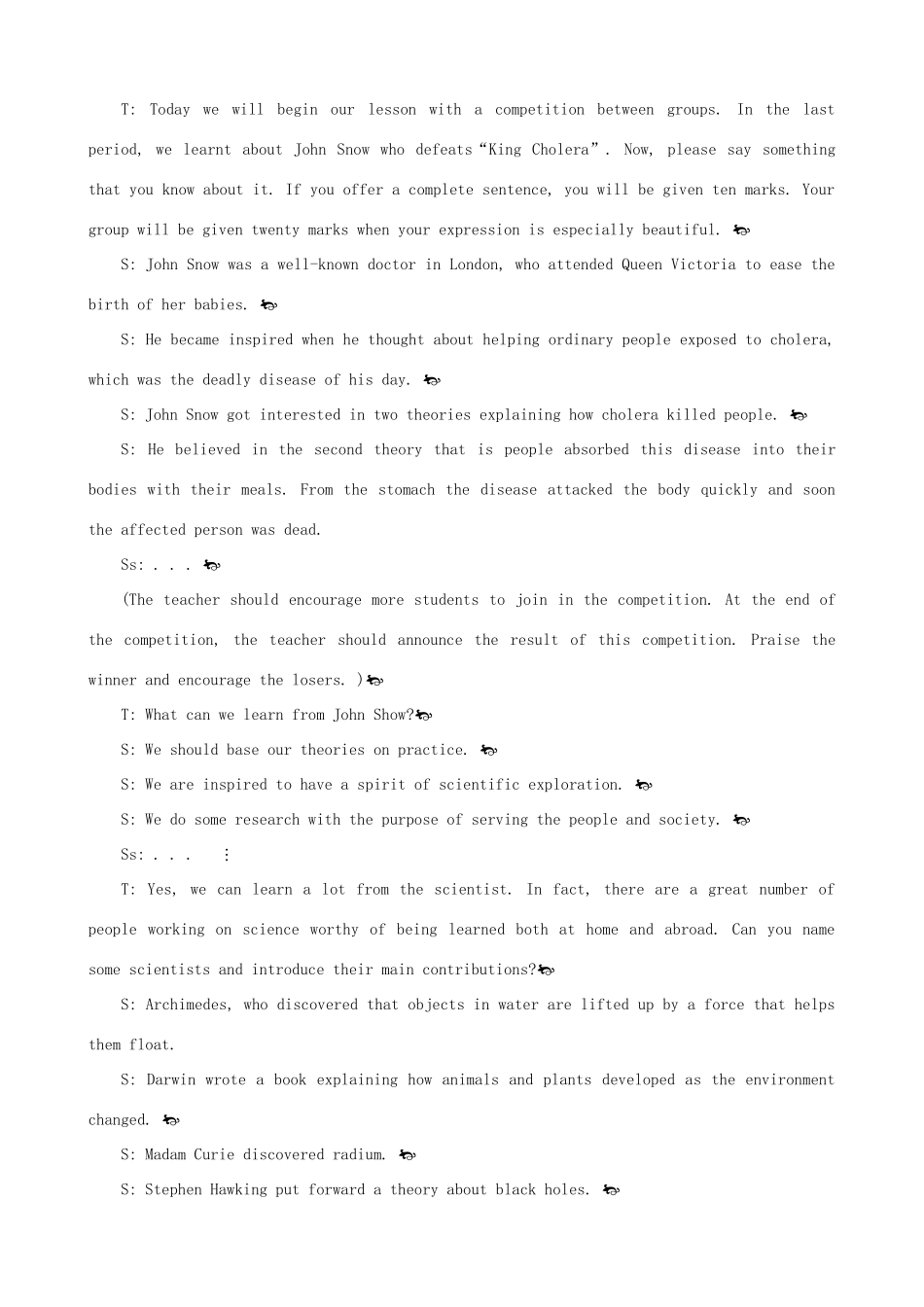 高中英语 Unit 1 Great scientists Period 3 优秀教案 新人教版必修5_第3页