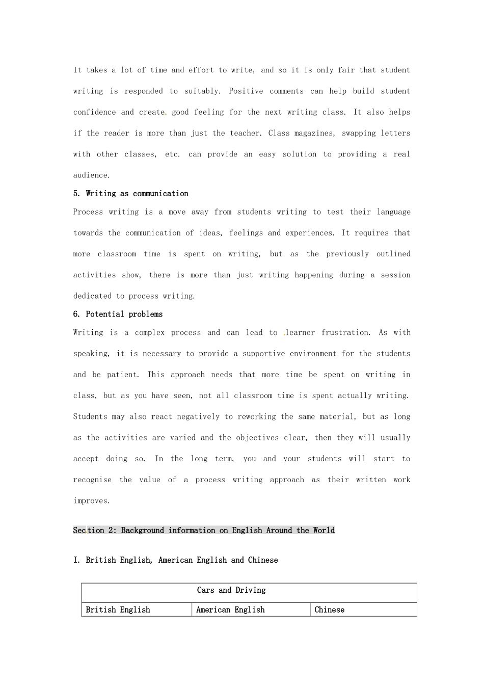 高中英语 Unit2 English Around the World period4教案 新人教版必修1-新人教版高一必修1英语教案_第3页