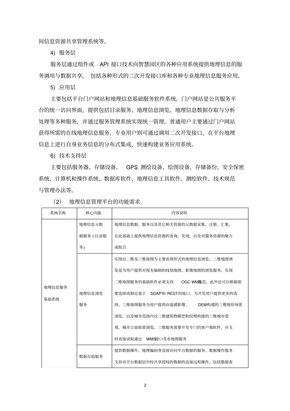 (完整版)地理信息管理平台建设方案_第2页
