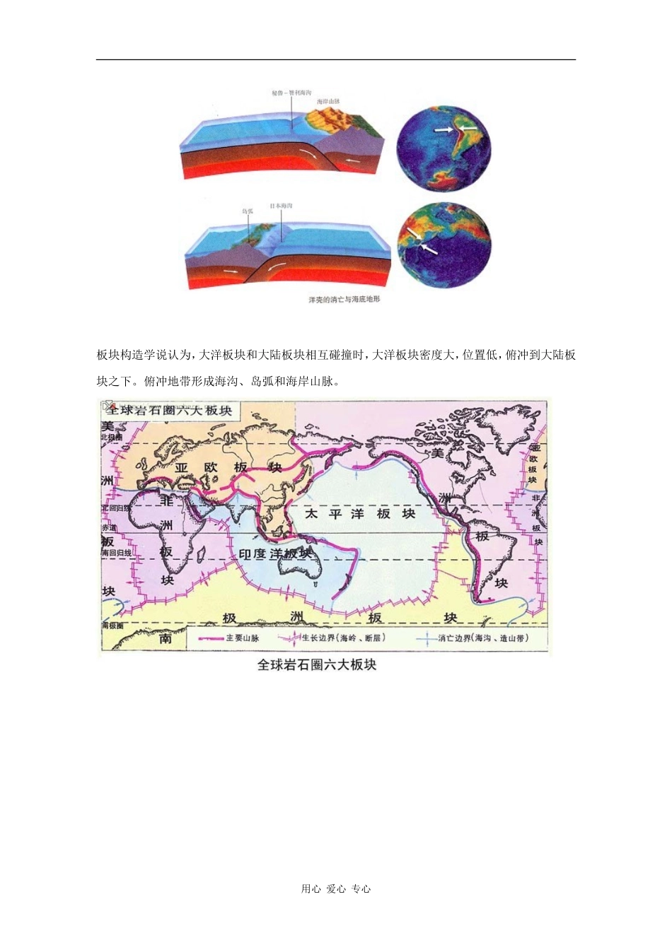 高中地理：2.3 海底地形的形成 教案 中图版选修2_第2页