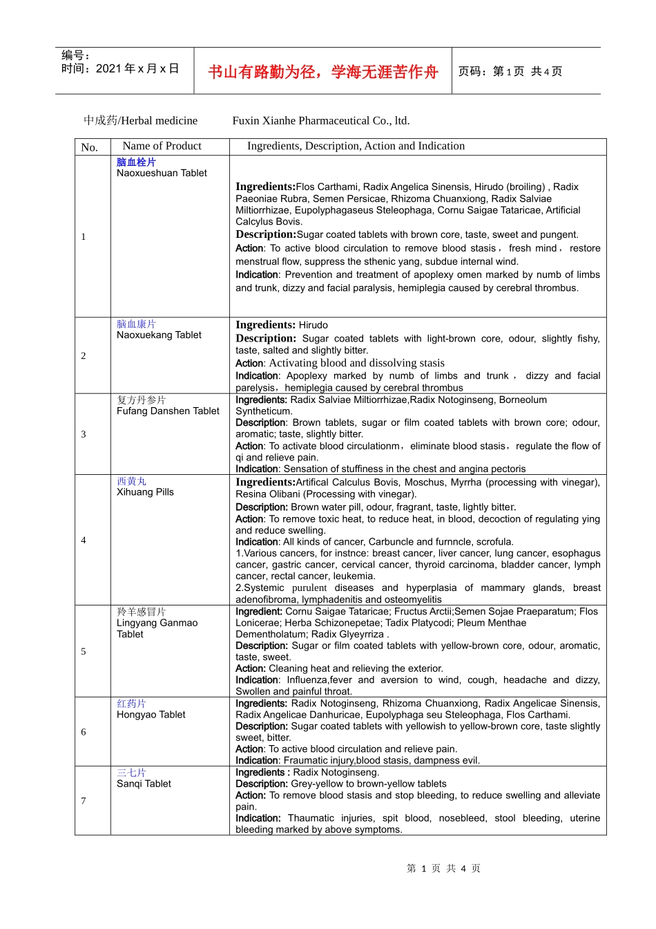 中成药Herbal_第1页