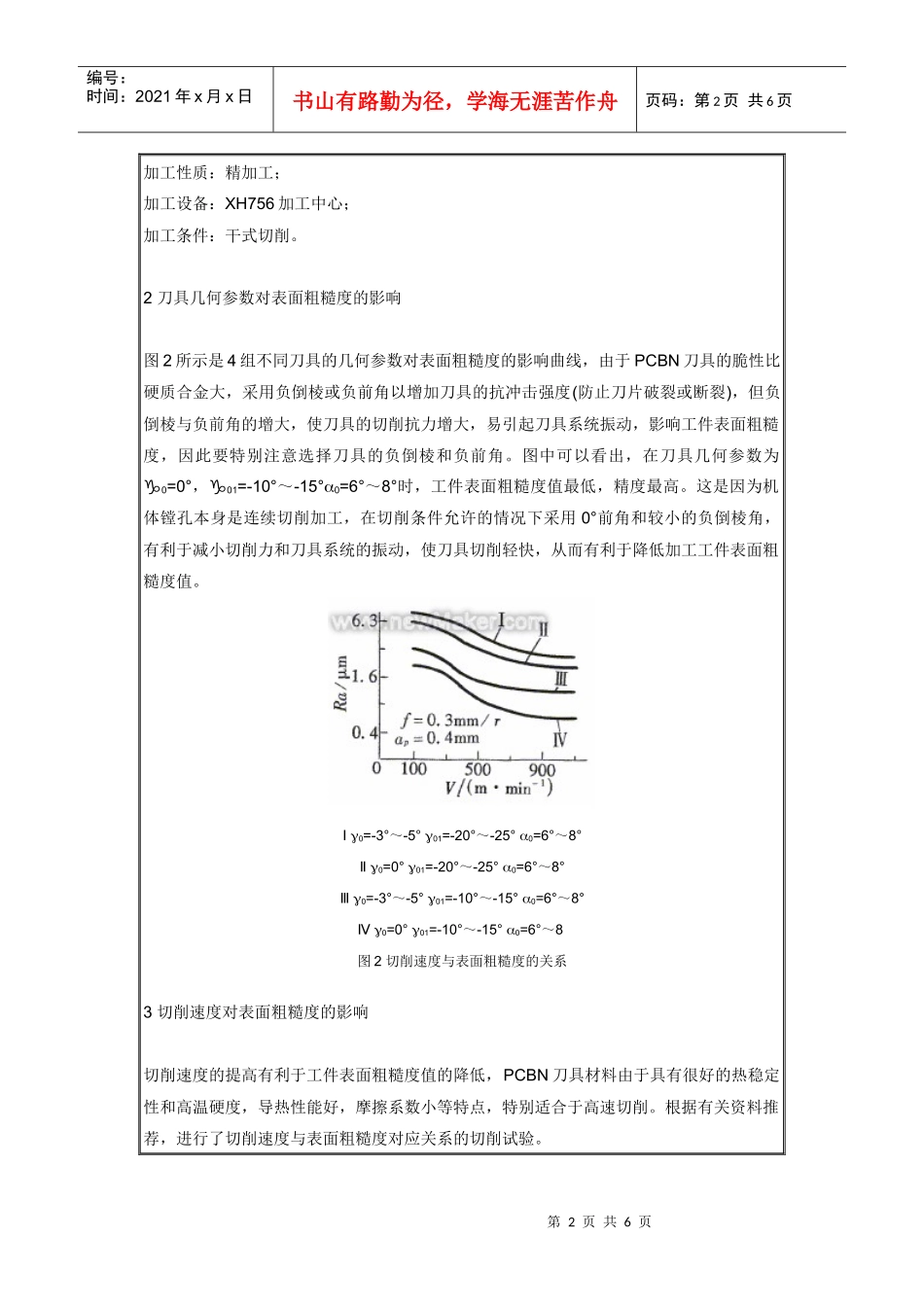 PCBN刀具镗削灰铸铁的工艺试验_第2页