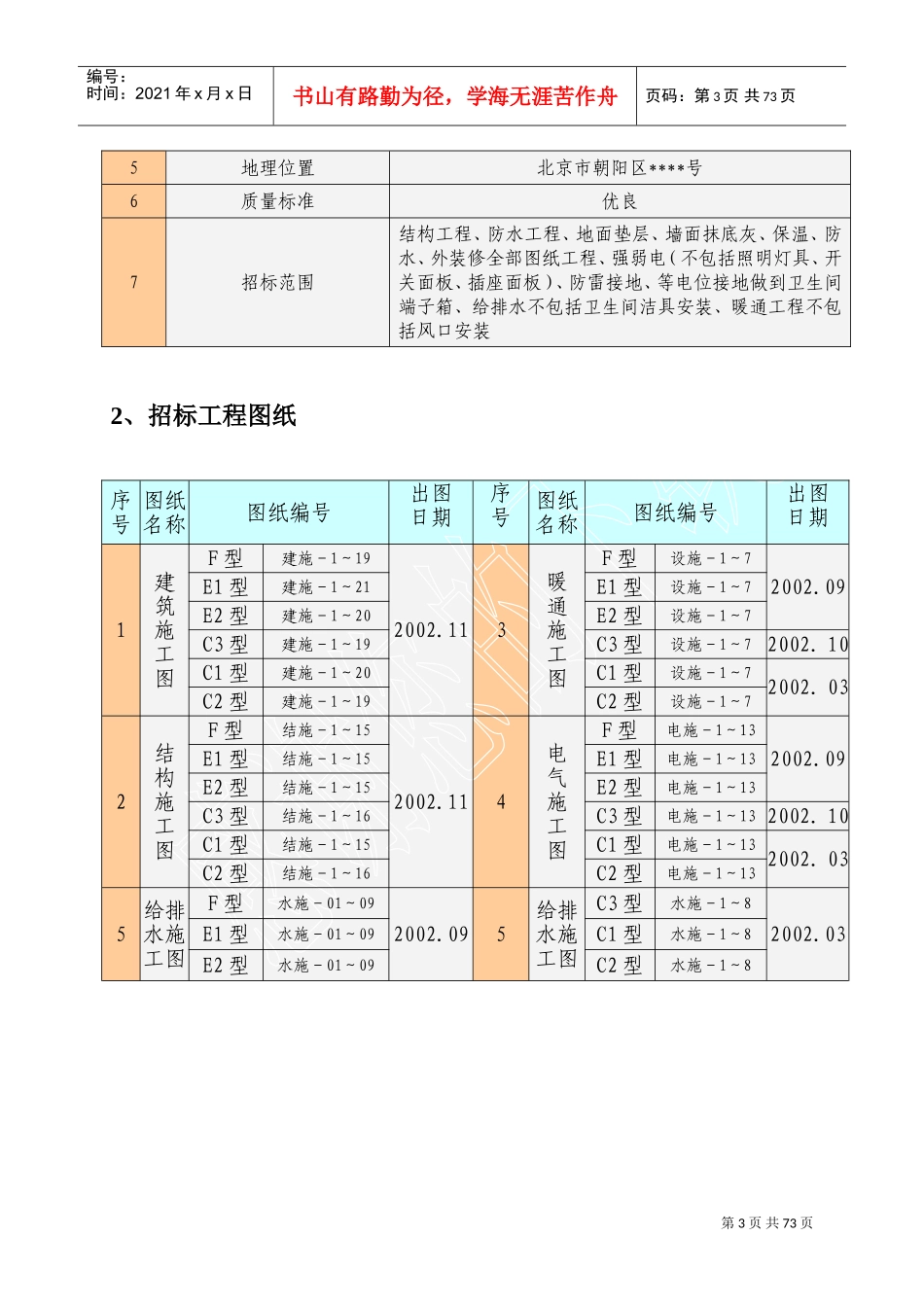 北京别墅群施工组织设计(DOC125页)_第3页