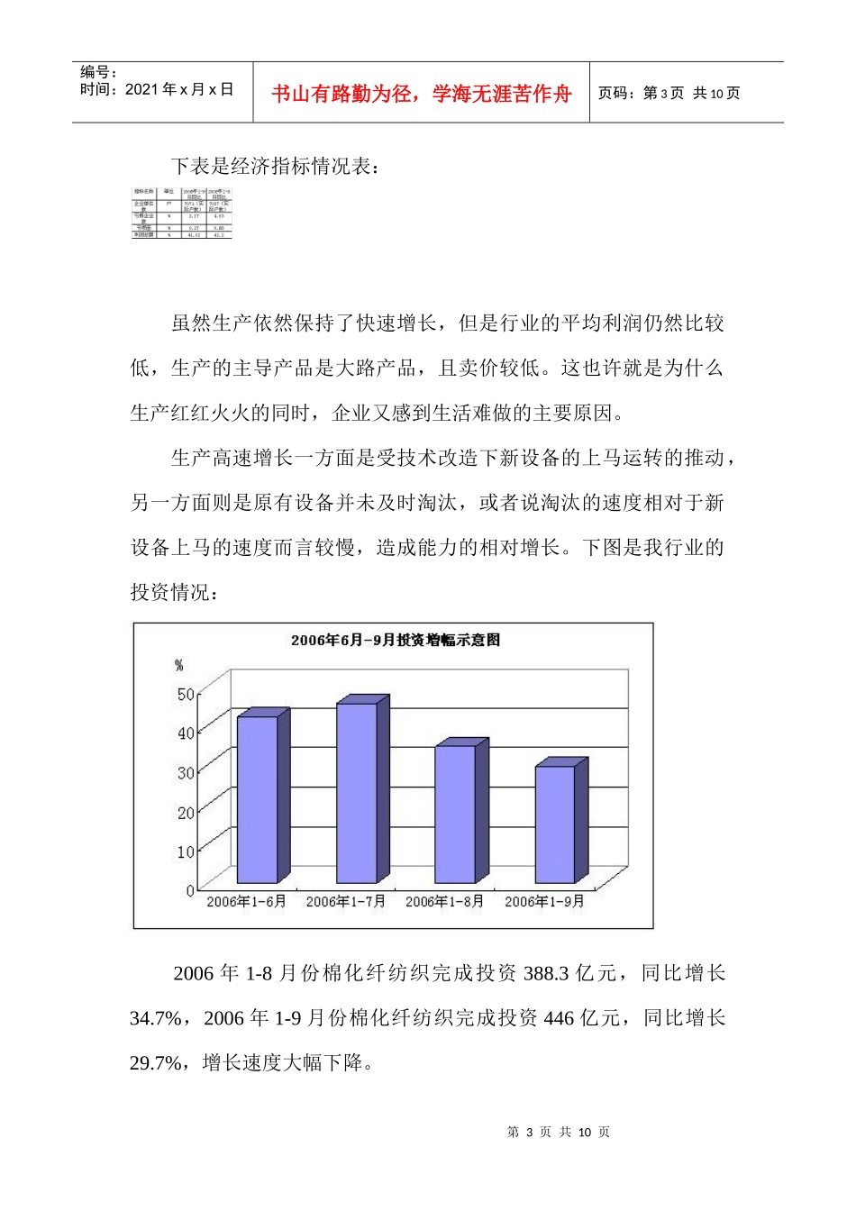 中国棉纺织行业经济运行_第3页