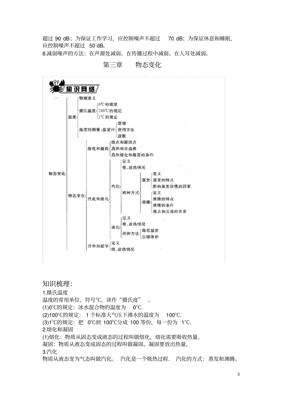 (完整word版)新人教版初中物理知识框架_第3页