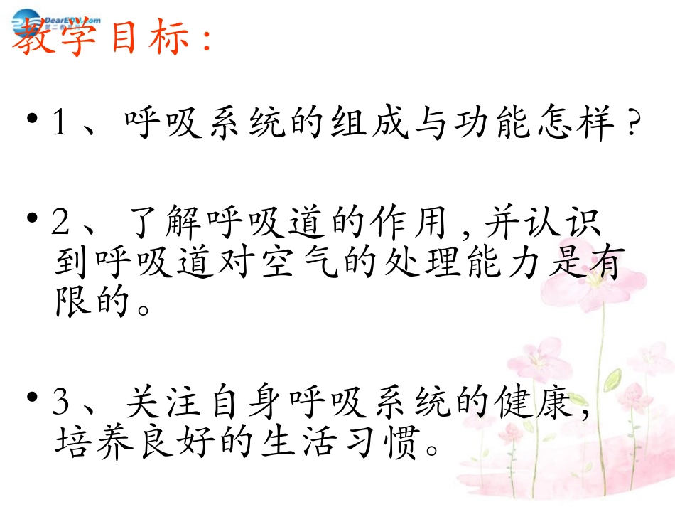 七年级生物下册 第十章 第三节 人体和外界环境的气体交换课件4 （新版）苏教版_第2页