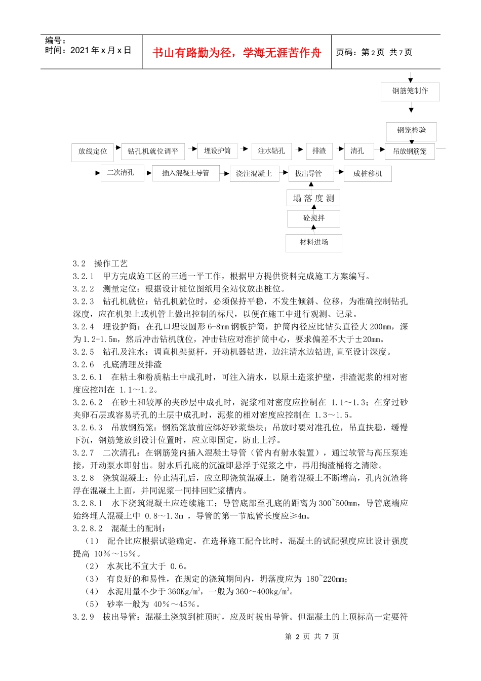 adm%dldo冲击钻成孔灌注桩施工工艺标准_第2页