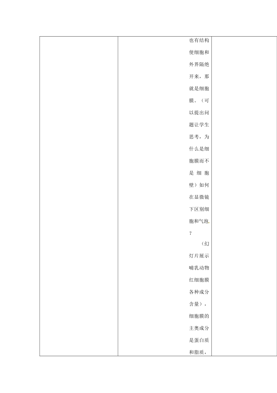 安徽省和县第二中学高中生物 3.1《细胞膜 系统的边界》教案新人教版必修1_第2页