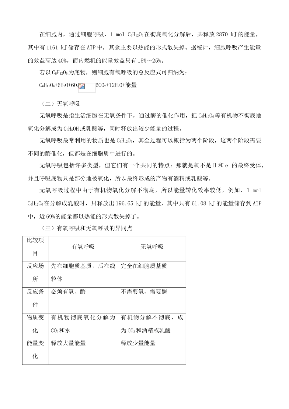 高中生物细胞呼吸苏教版必修1_第2页
