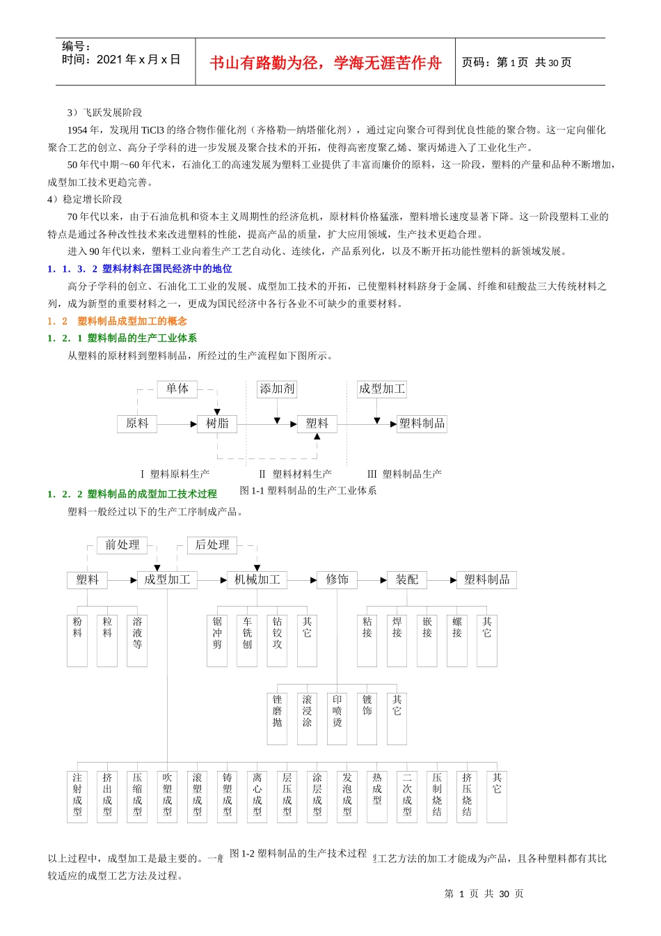 《塑料模具设计2》XXXX年备课笔记(40本科)_第3页