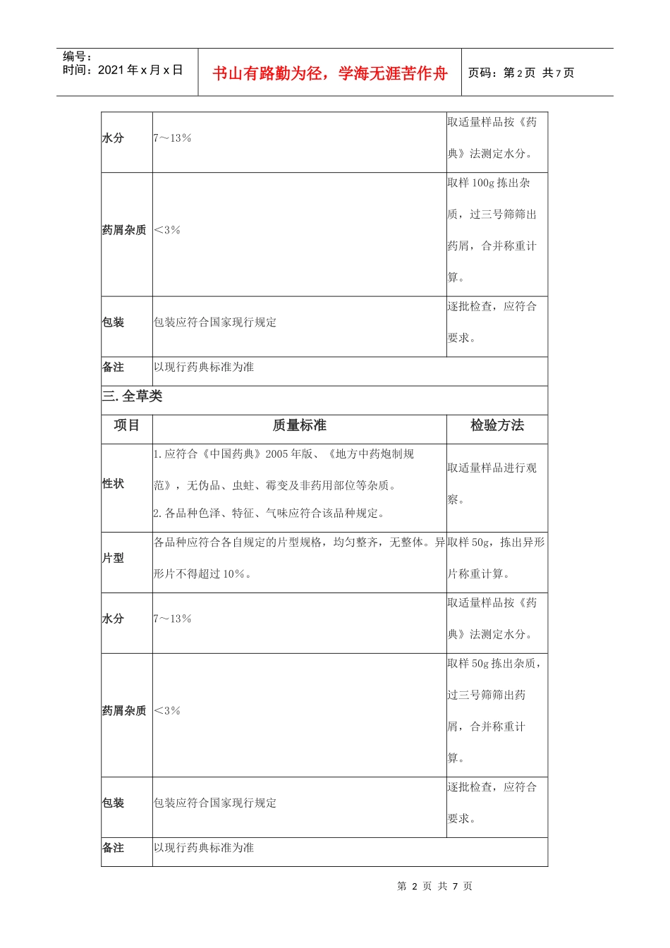 中药饮片质量标准通则_第2页