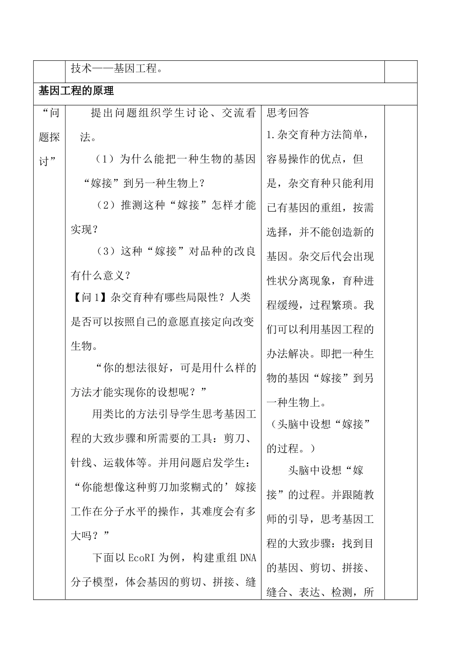 高中生物人教版必修2基因工程及其应用2_第3页