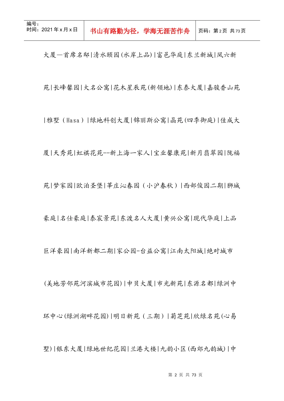 上海房地产案名集_第2页