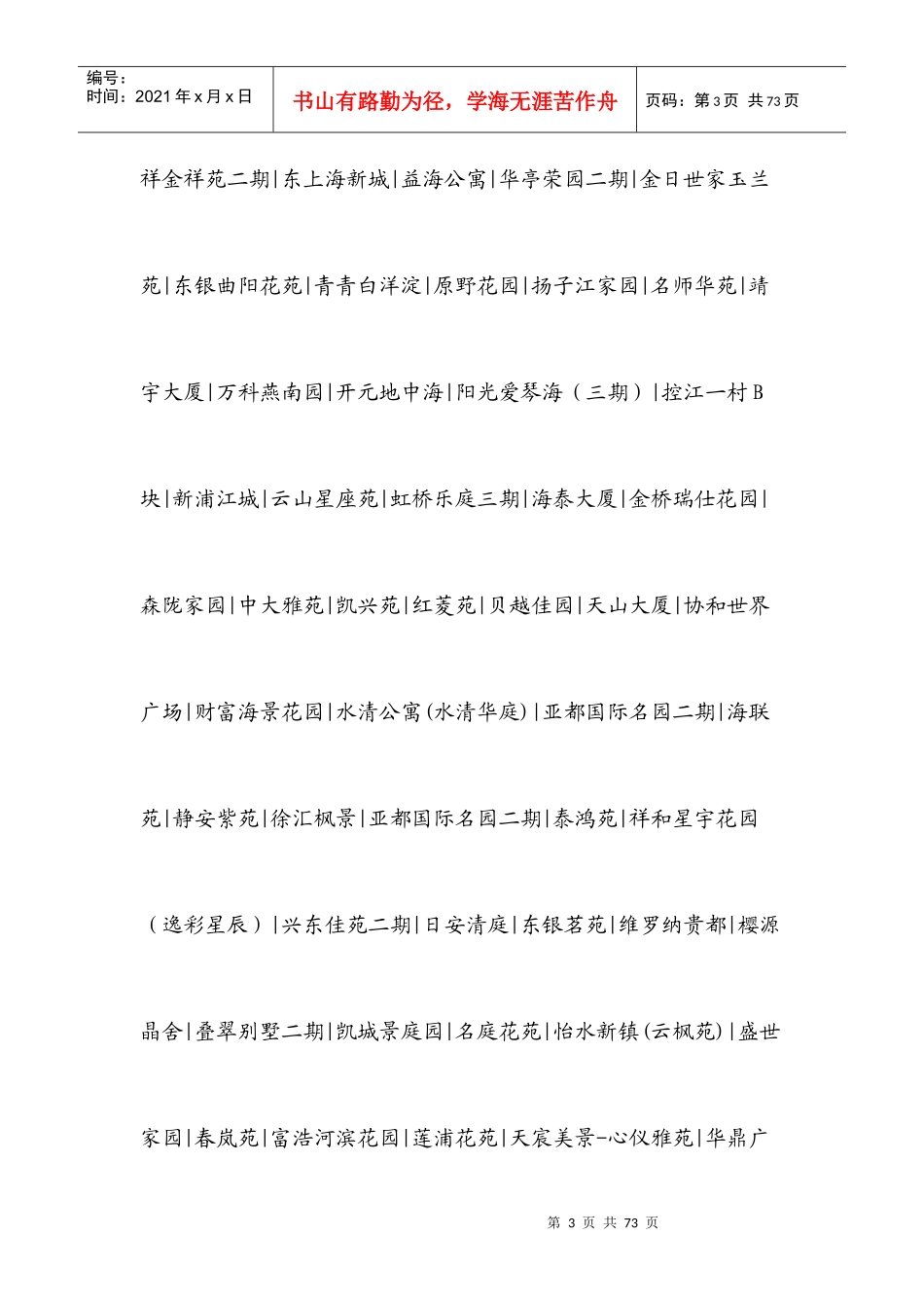 上海房地产案名集_第3页