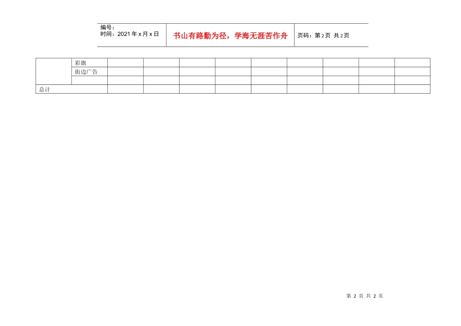 2.5房地产项目现场包装计划表_第2页