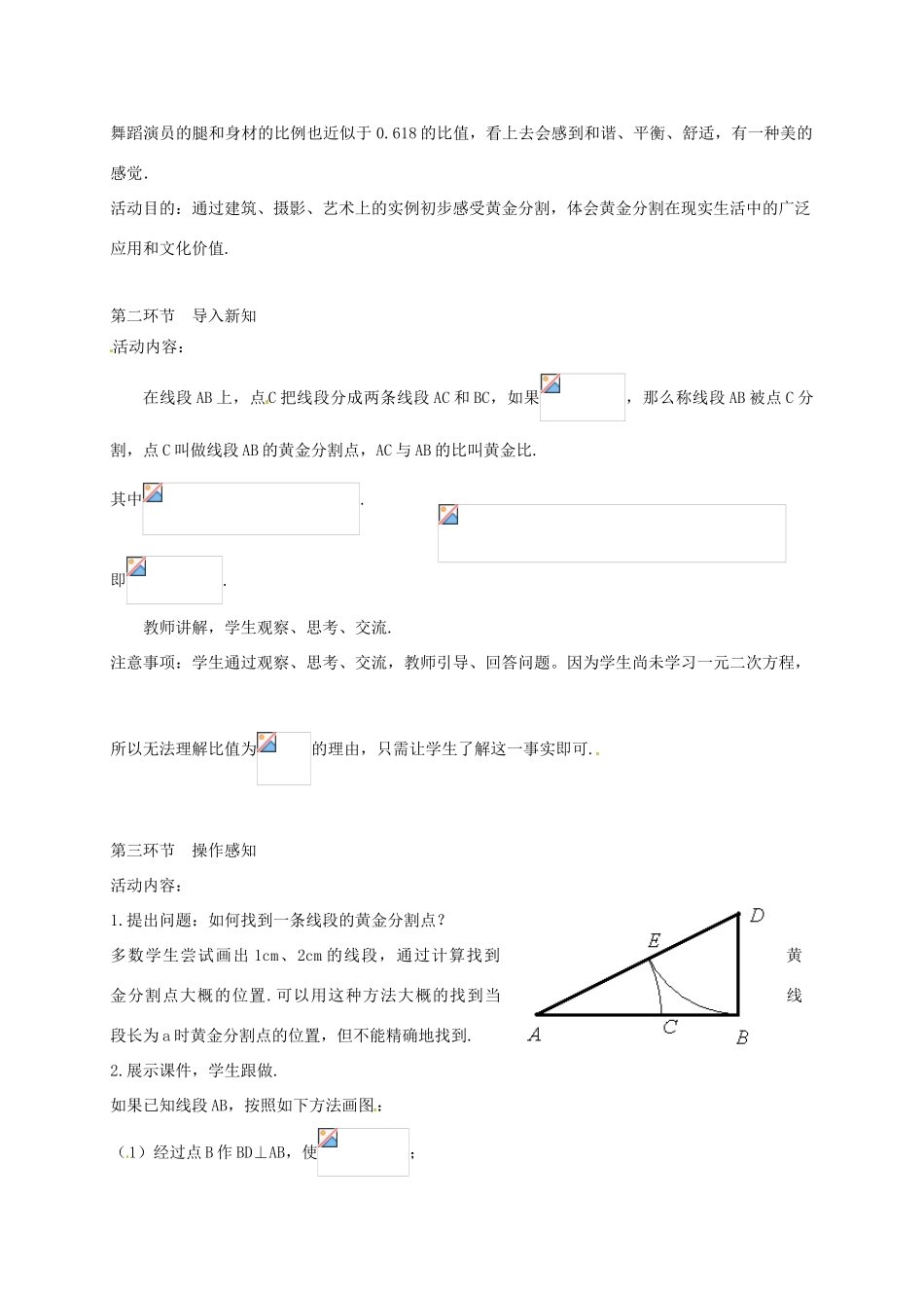 辽宁省沈阳市第四十五中学九年级数学上册 4.4 探索三角形相似的条件（第四课时）教案 （新版）北师大版_第3页