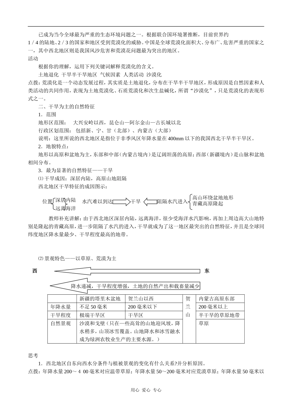 高中地理荒漠化的防治(1)人教版必修三_第2页
