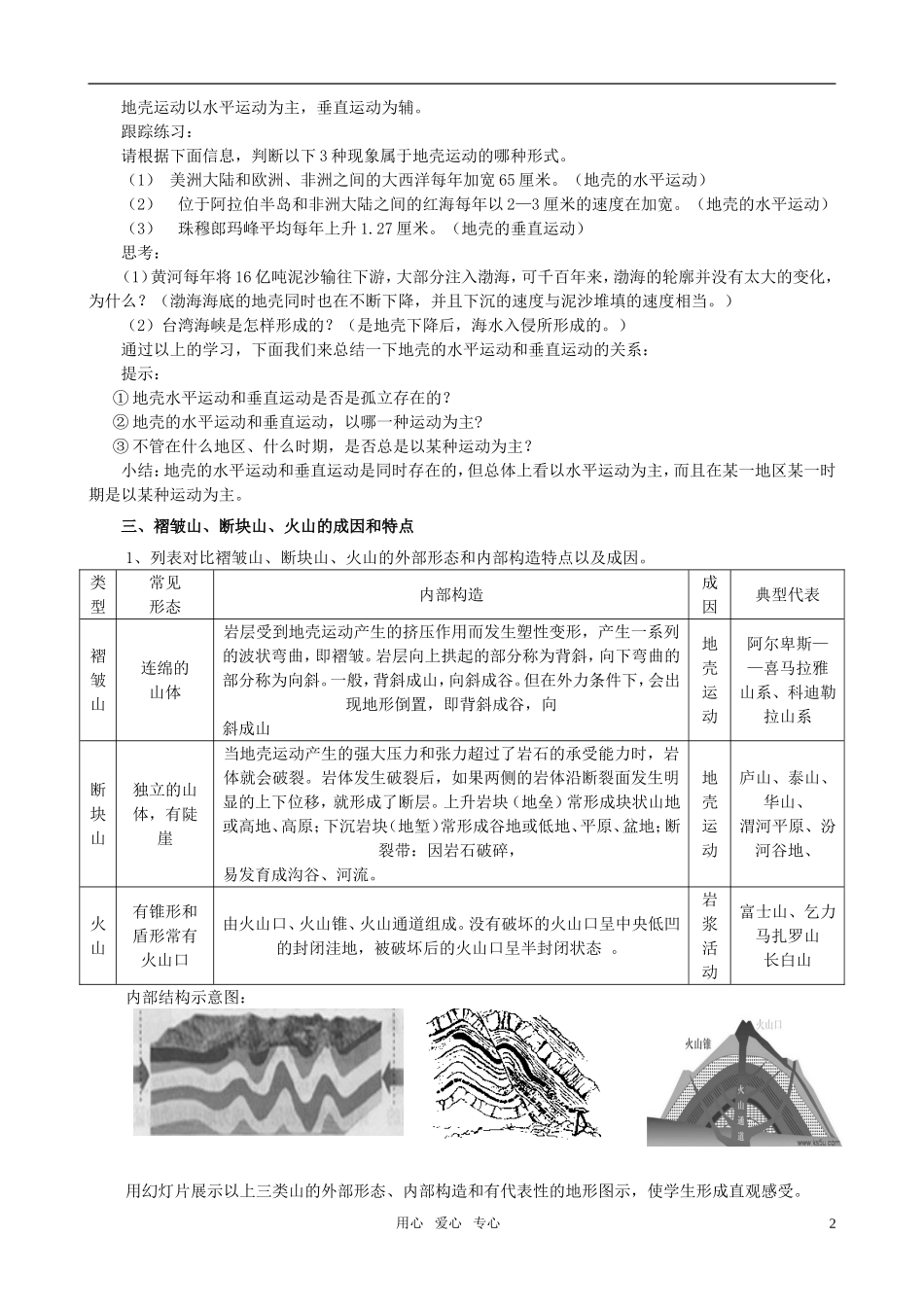 高中地理 3.3地表形态的变化教案_第2页