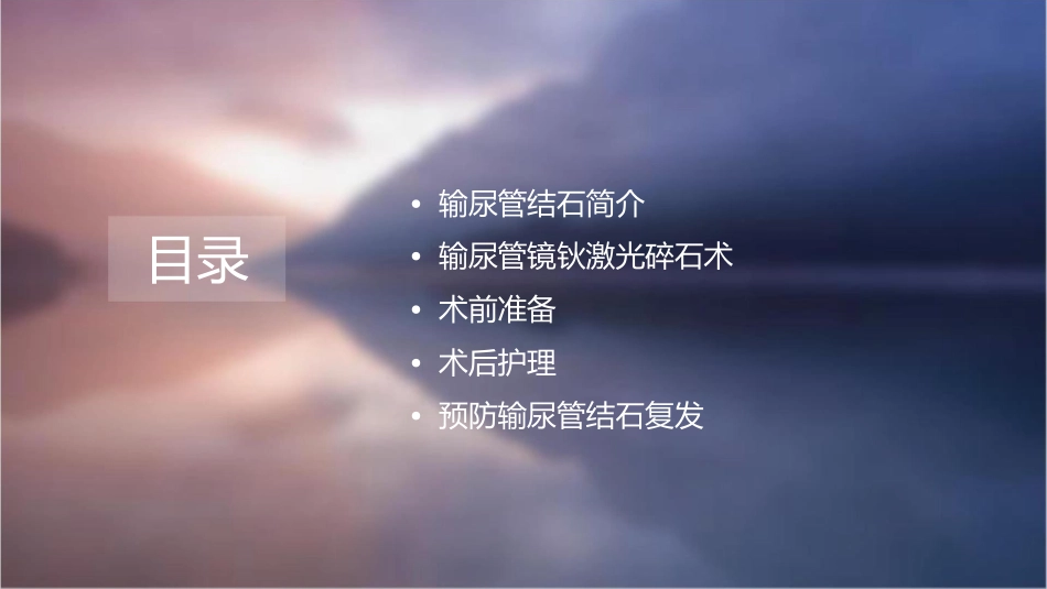 输尿管镜钬激光碎石宣教课件_第2页
