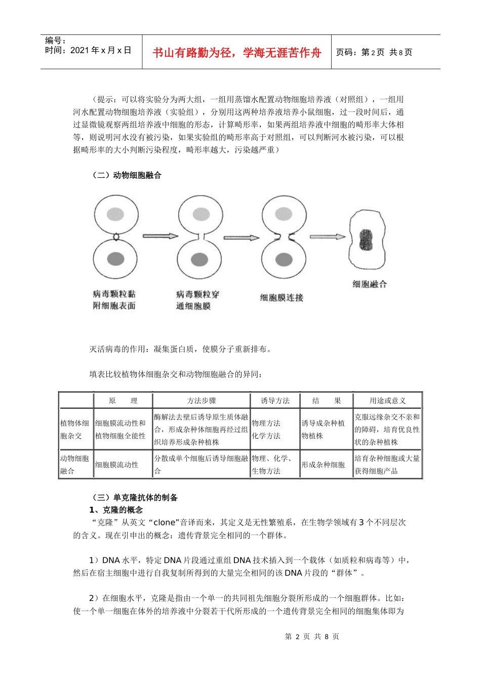 [生物]动物细胞工程doc-动物细胞工程_第2页