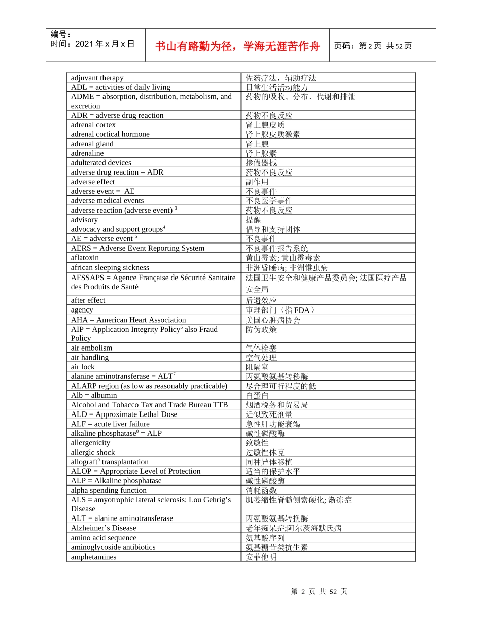 FDA医药英文词汇_第2页