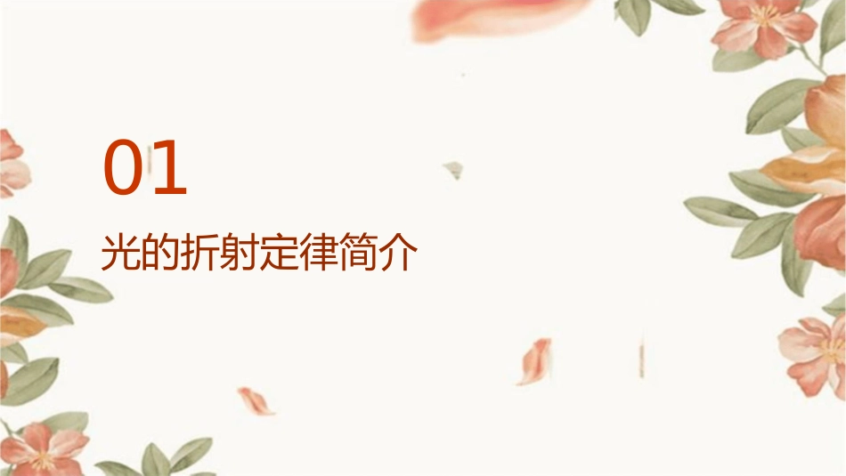 选修《光的折射定律》课件_第3页
