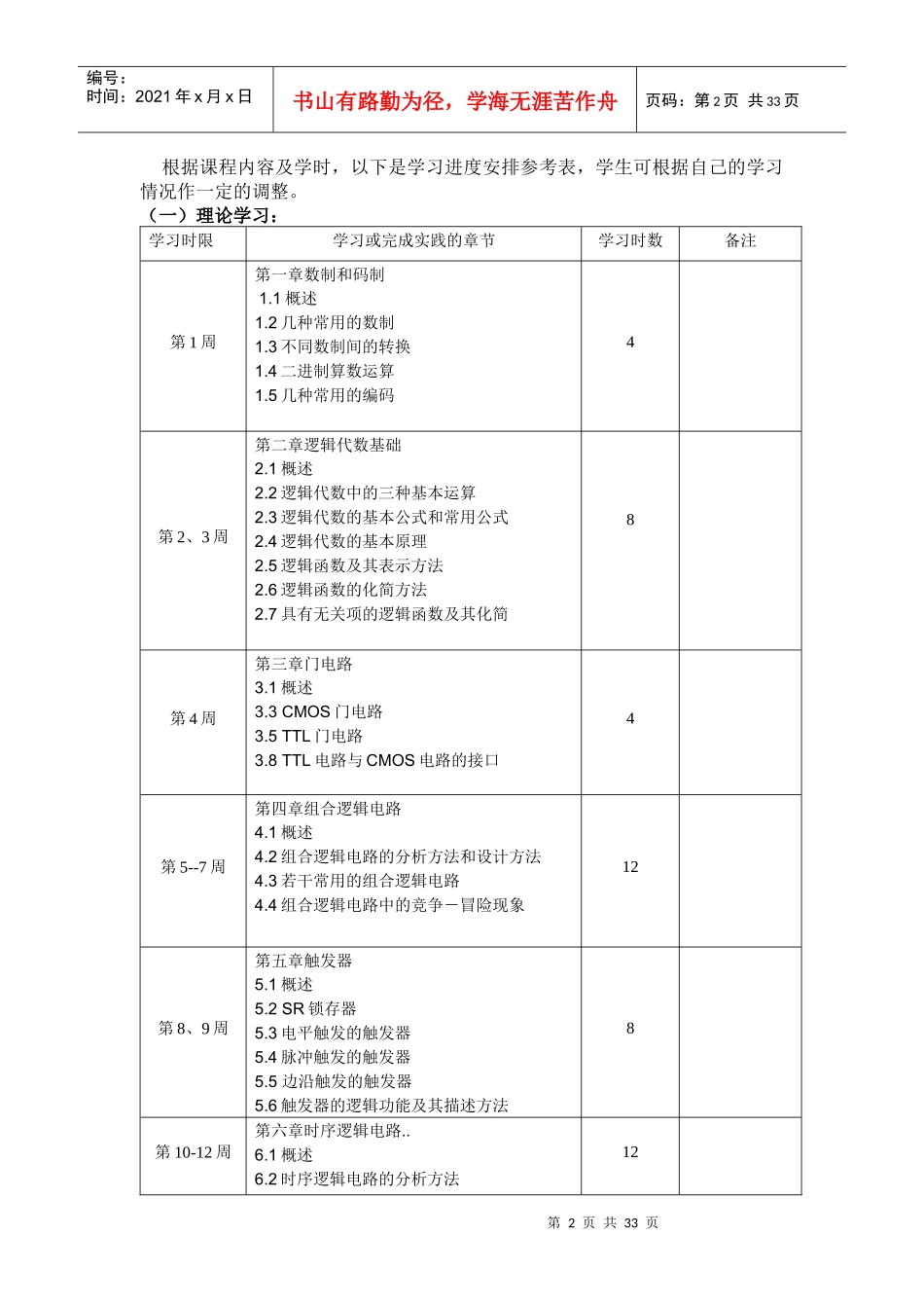 函授《数字电子技术及实验》自学指导_第2页