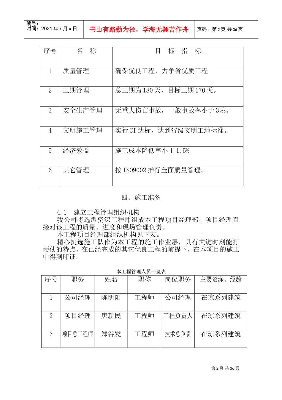 制药厂施工组织设计方案(DOC71页)_第2页