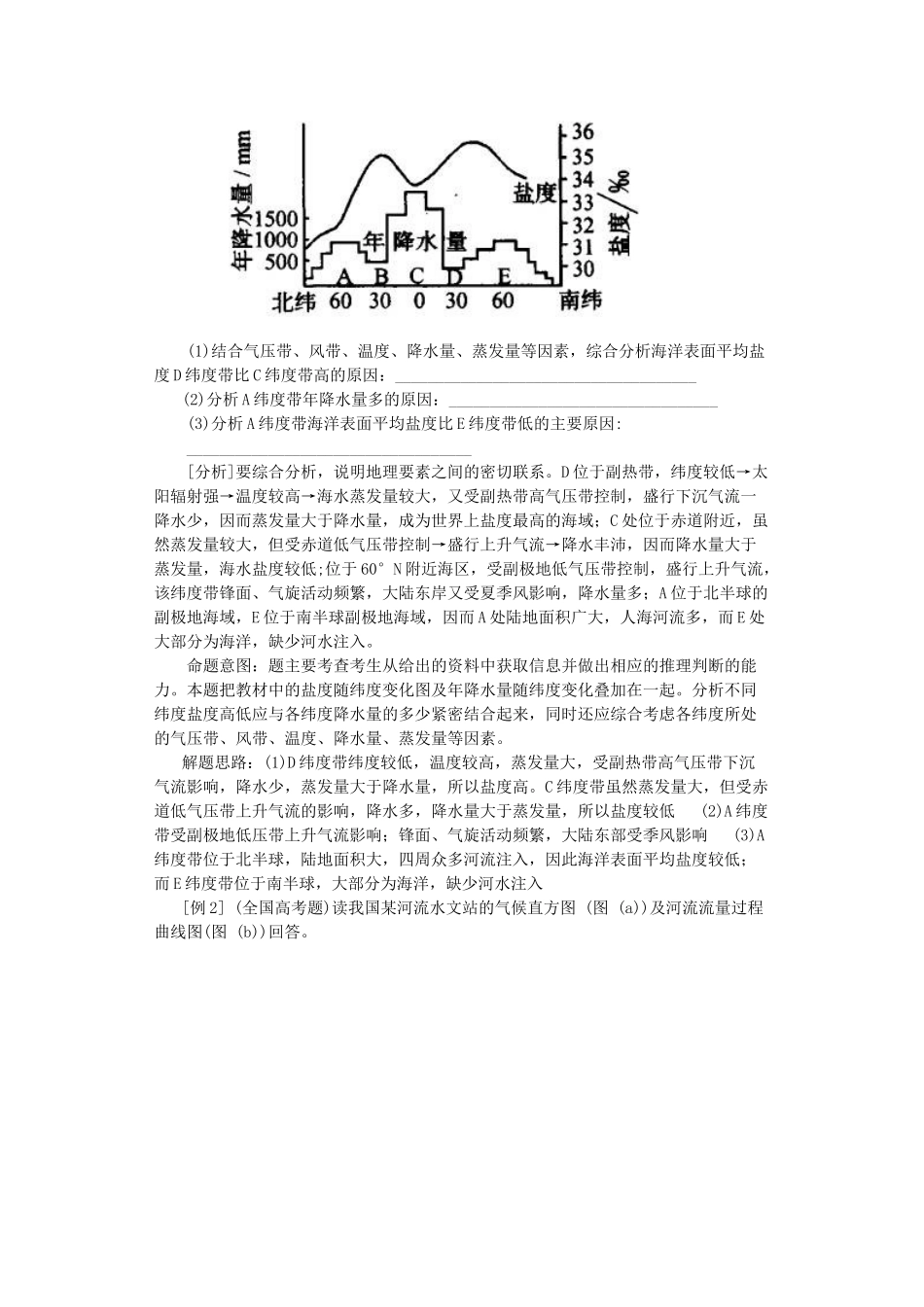高中地理 第六章 人类与海洋协调发展 6.2 海洋环境与陆地水资源教案 新人教版选修2-新人教版高二选修2地理教案_第2页