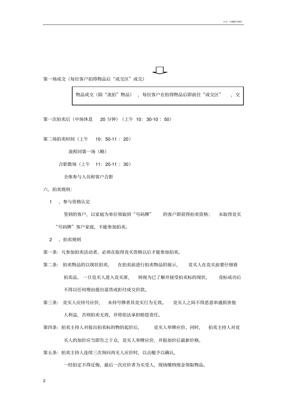 元竞拍活动方案_第2页