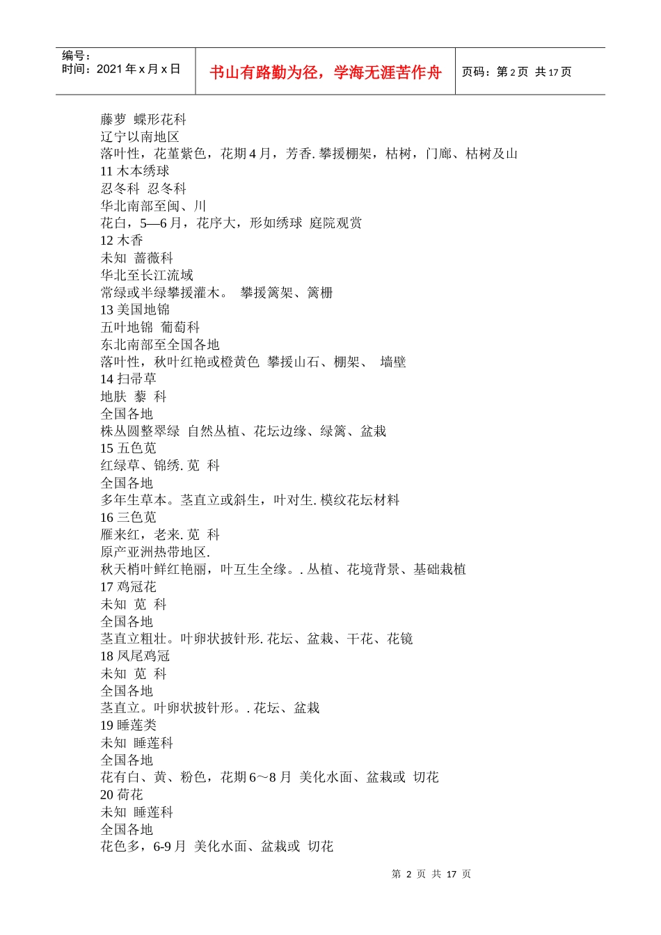 北方园林绿化常用树种大全177种_第2页