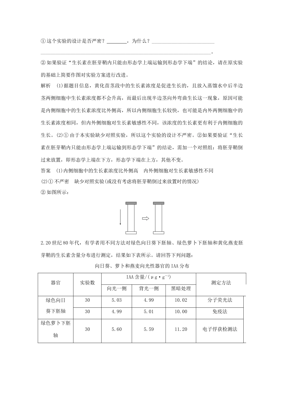 （鲁京津琼）高考生物总复习 实验素养提升6教案-人教版高三全册生物教案_第2页
