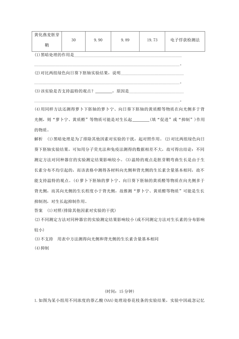 （鲁京津琼）高考生物总复习 实验素养提升6教案-人教版高三全册生物教案_第3页