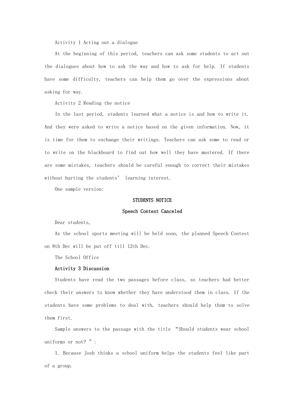 高中英语 Unit1 School life period 8~9精品教案 牛津译林版必修1_第3页