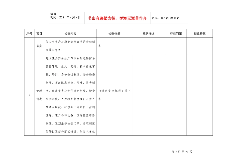 2017井工煤矿安全体检表_第3页