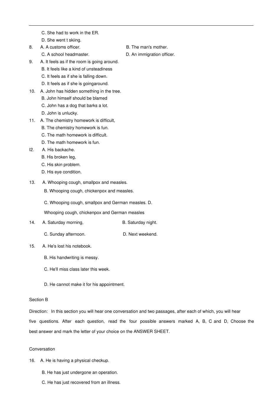 医学博士英语真题及答案_第3页