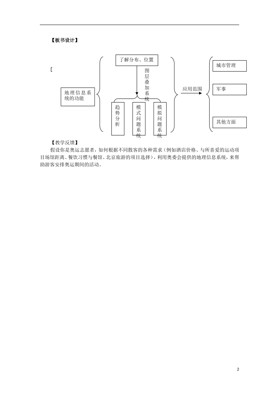 高中地理 3.3《地理信息系统的应用》教案（2） 中图版必修3_第2页
