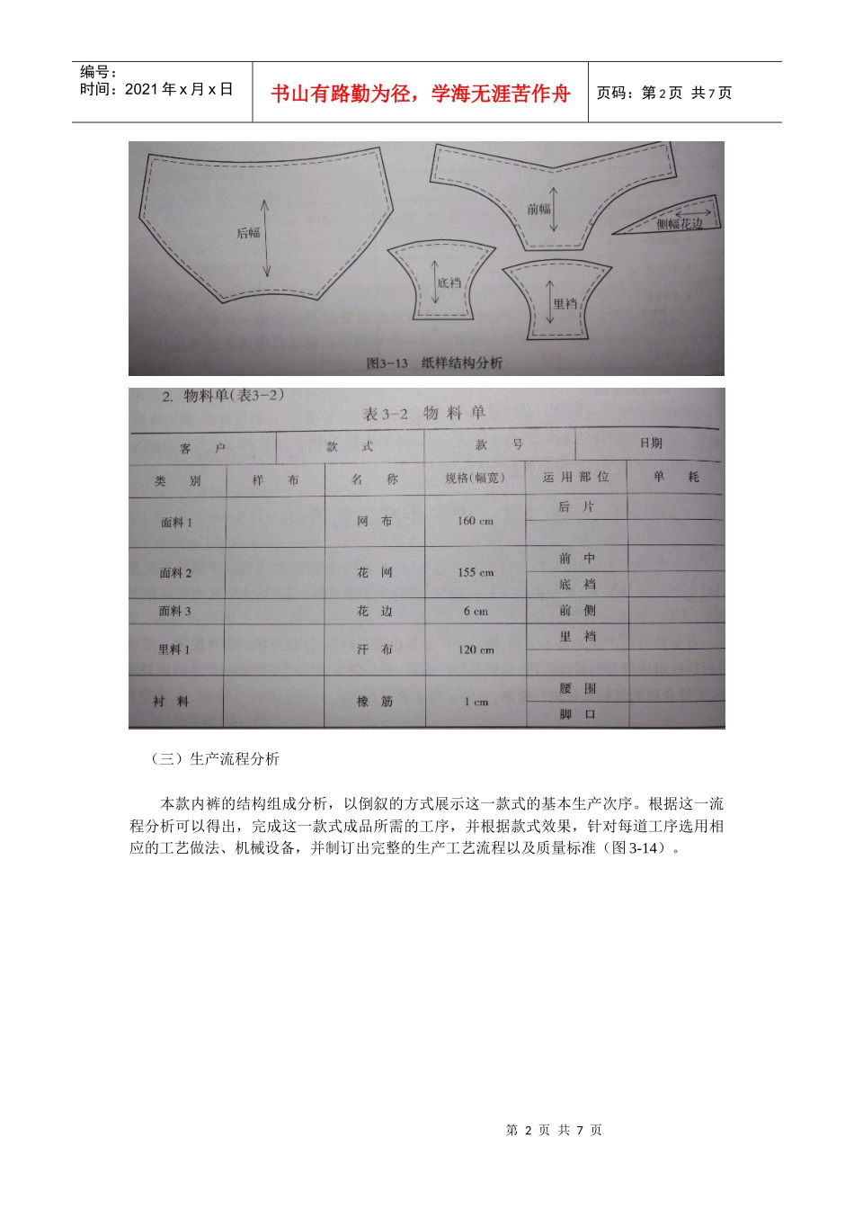 内衣生产工艺设计_第2页