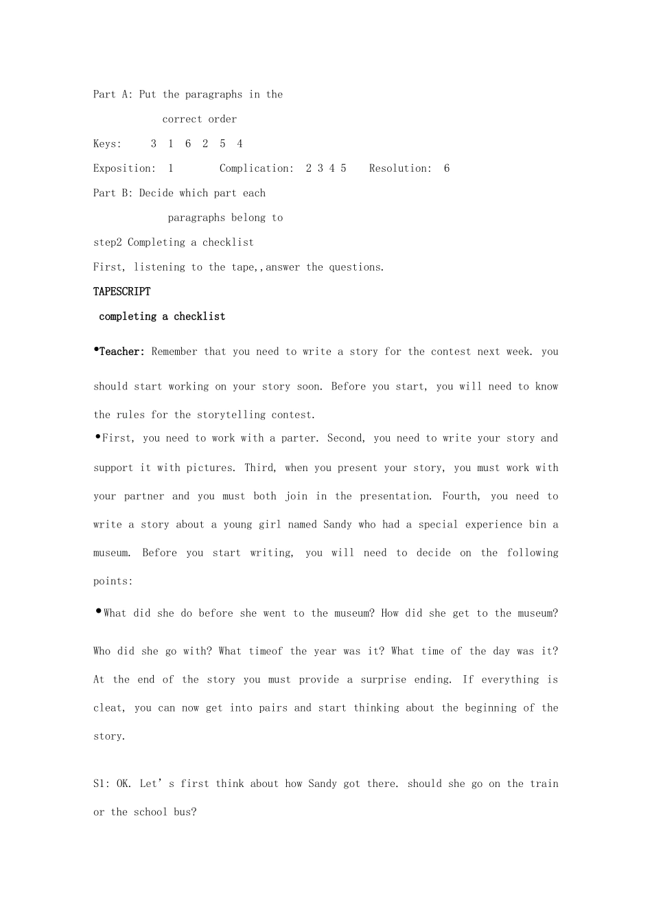 高中英语 Unit 1 The world of our sense-task精品教案 牛津译林版必修3_第2页