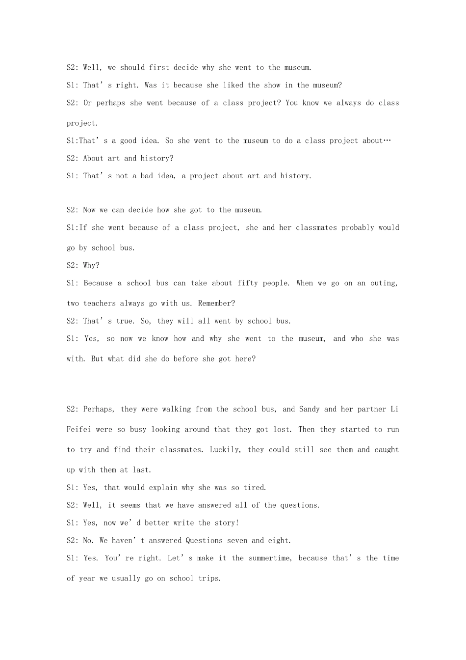 高中英语 Unit 1 The world of our sense-task精品教案 牛津译林版必修3_第3页