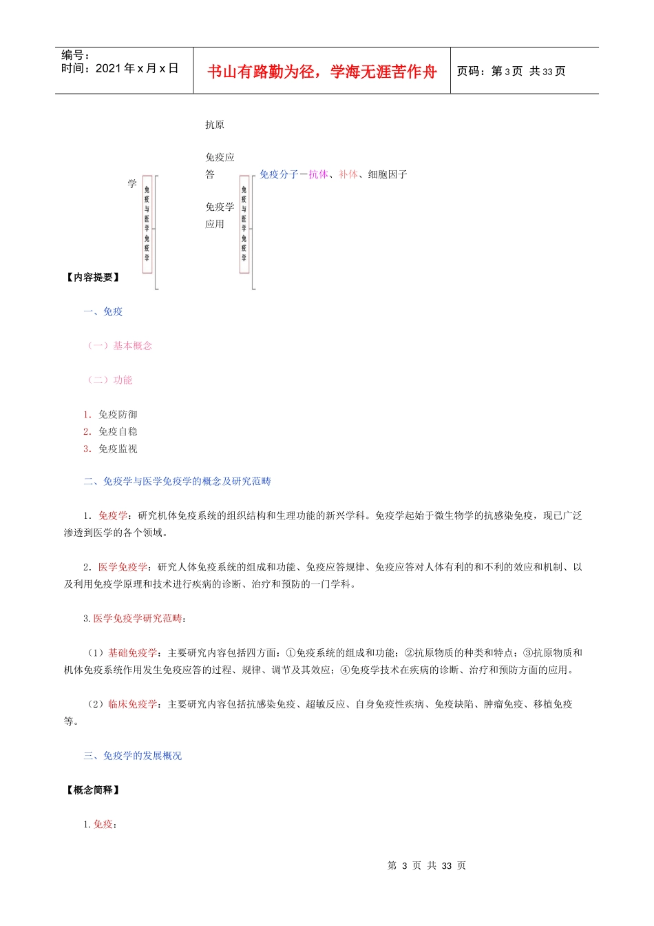 immunology 电子教案_第3页