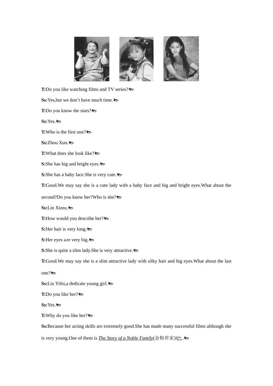 高中英语 Period 5  Speaking and Writing（Unit 1 Women of achievement）优秀教案 新人教版必修4_第2页