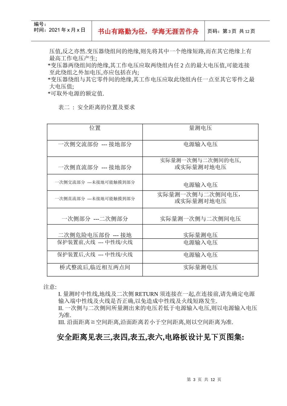 PCBLAYOUT安规设计注意事项_第3页