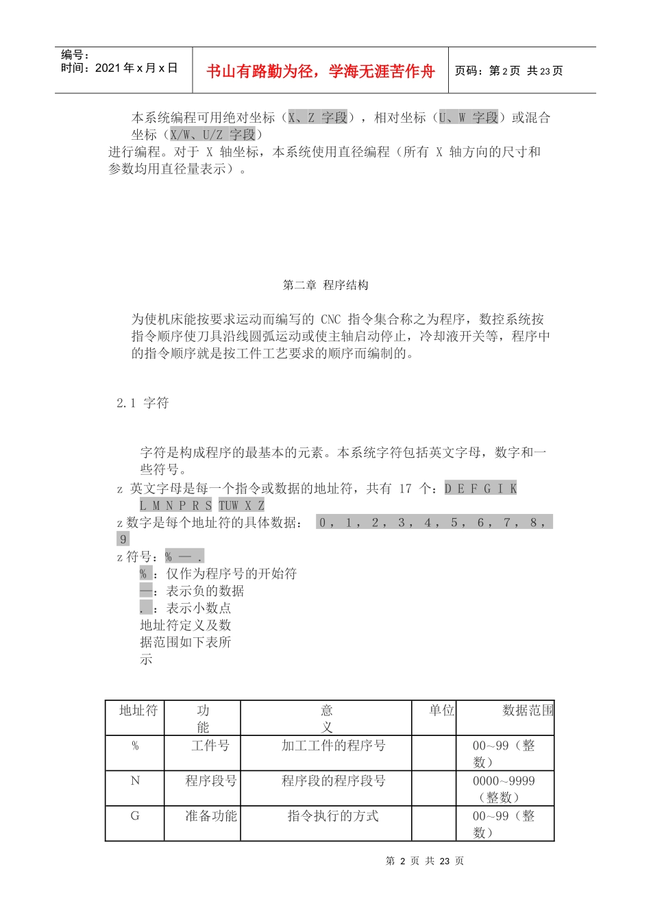 GSK928TE数控车床编程说明书_第2页