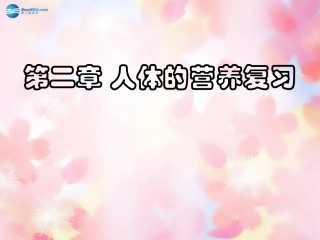 山东省泰安市新泰七年级生物下册 第二章复习课件 新人教版