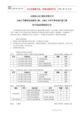 云南保山电力股份有限公司