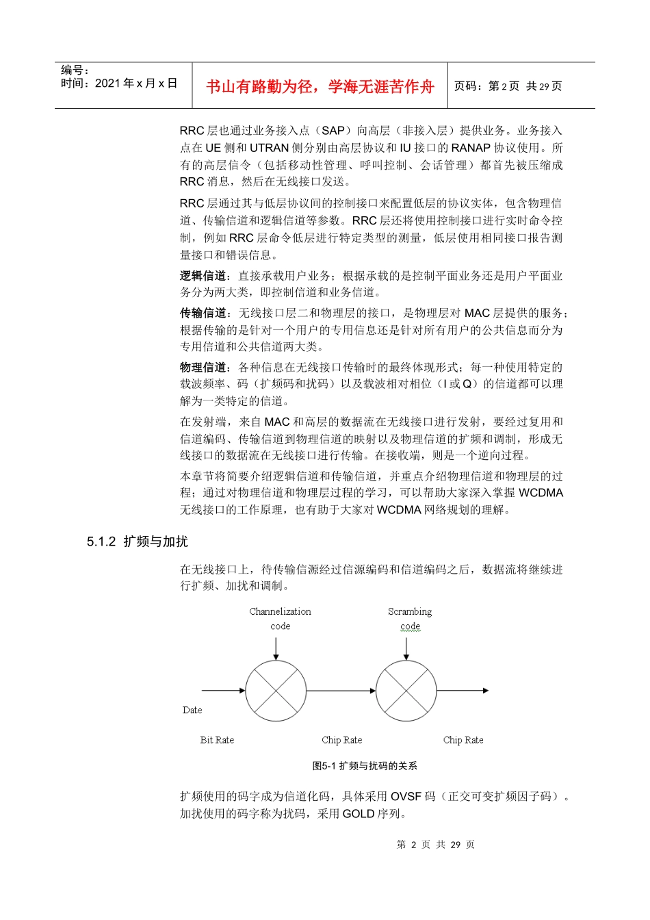 【网络通信】华为培训第5章WCDMA无线接口技术_第2页