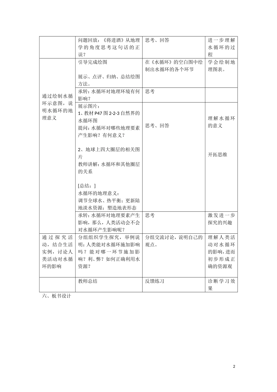 《水的运动》教案（1）_第2页