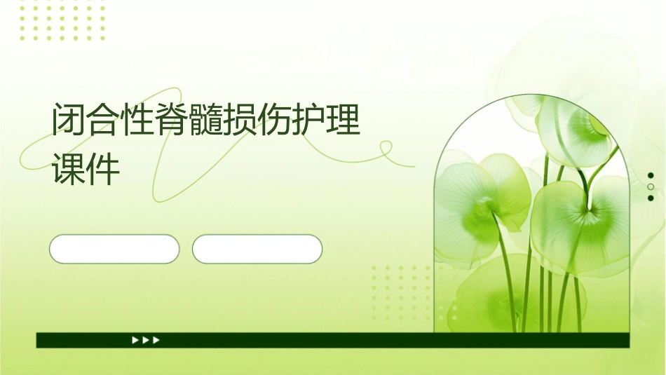 闭合性脊髓损伤护理课件_第1页